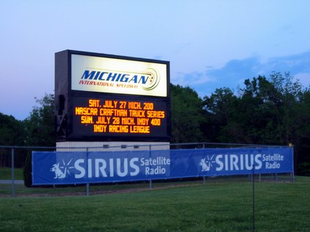 Michigan International Speedway - Sign